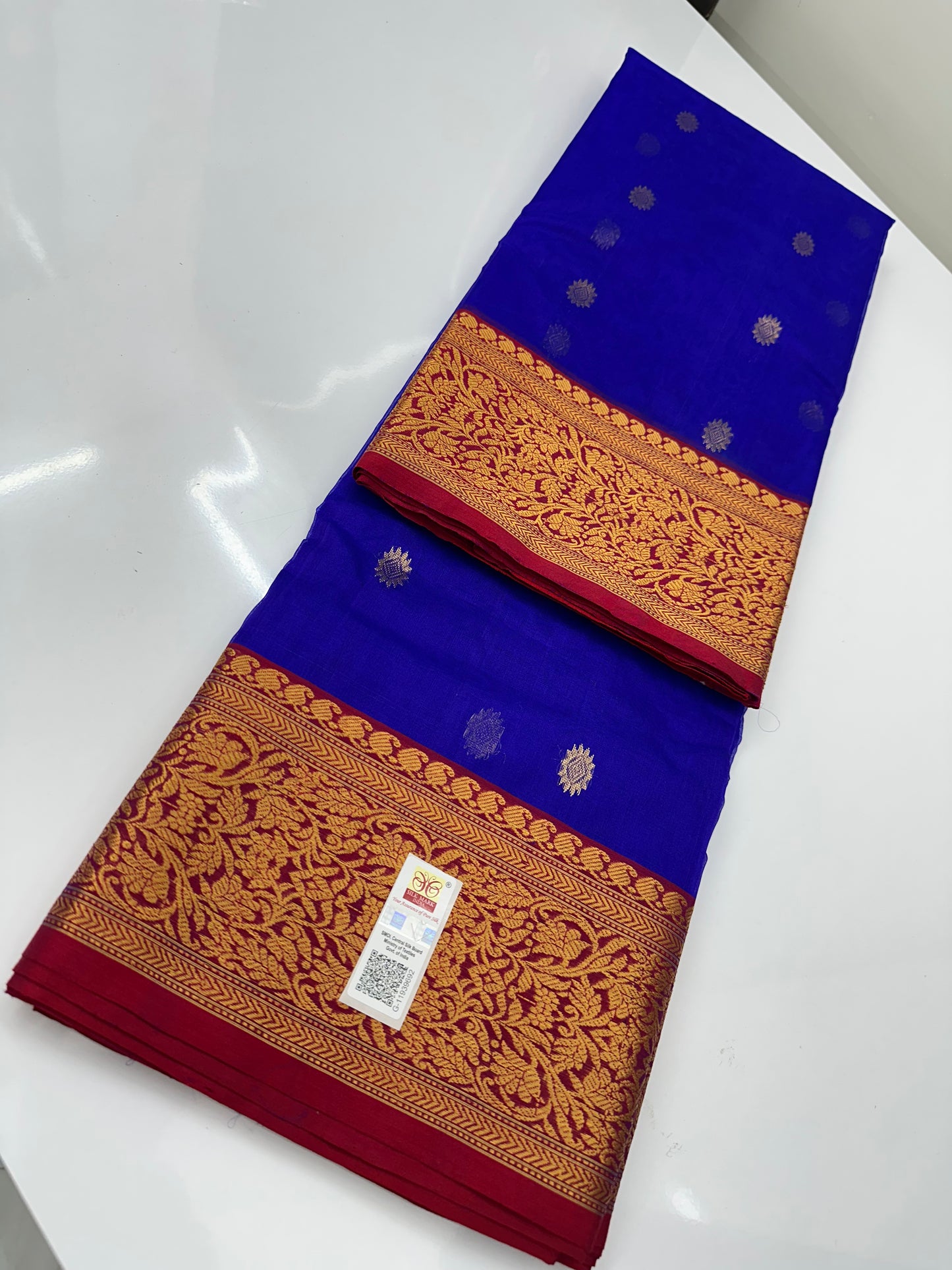 Chanderi Katan Silk Saree – Traditional Handloom Saree
