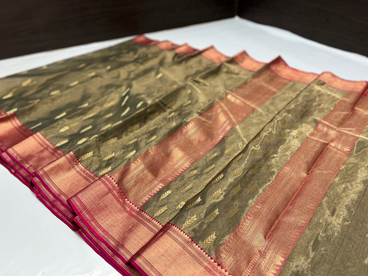 CHANDERI TISSUE SILK SAREE Chanderi saree wala