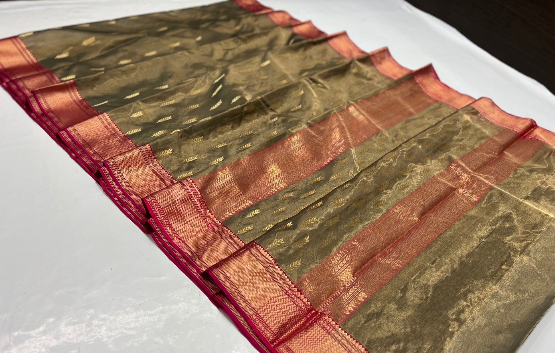 CHANDERI TISSUE SILK SAREE Chanderi saree wala