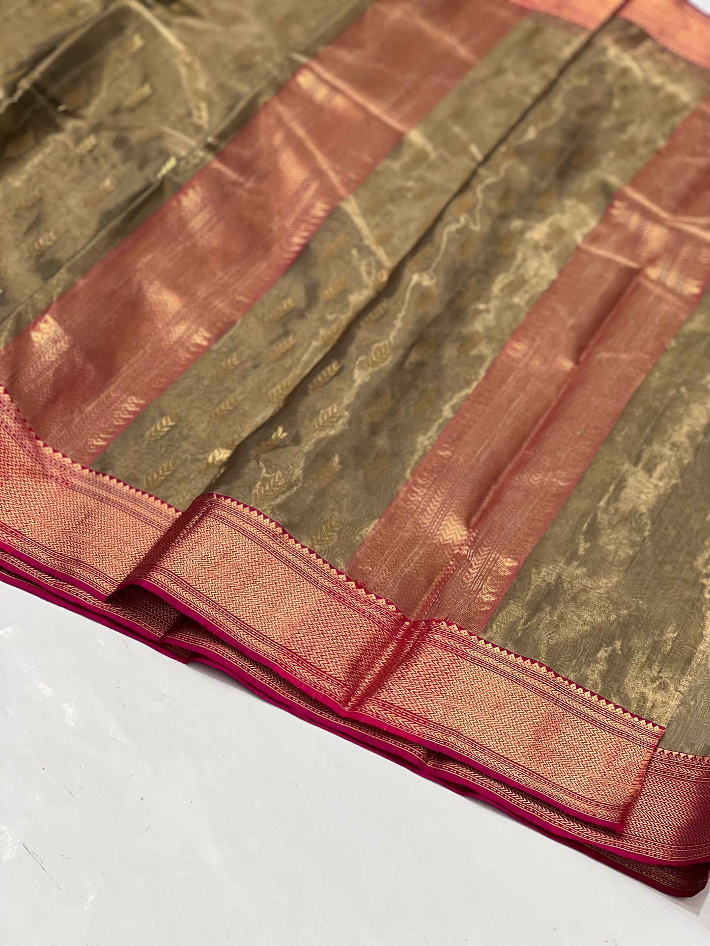 CHANDERI TISSUE SILK SAREE Chanderi saree wala