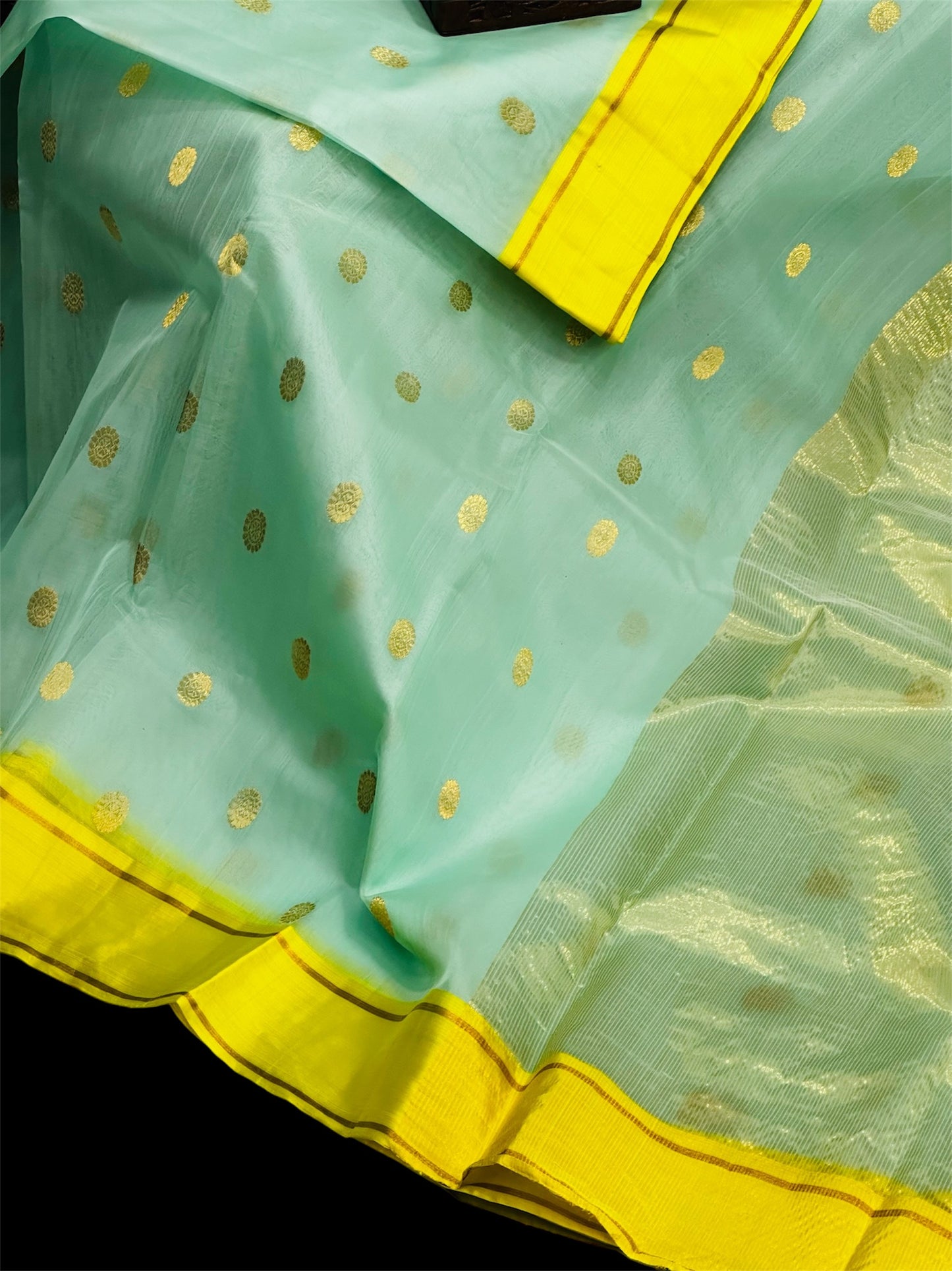 Chanderi handwoven silk saree